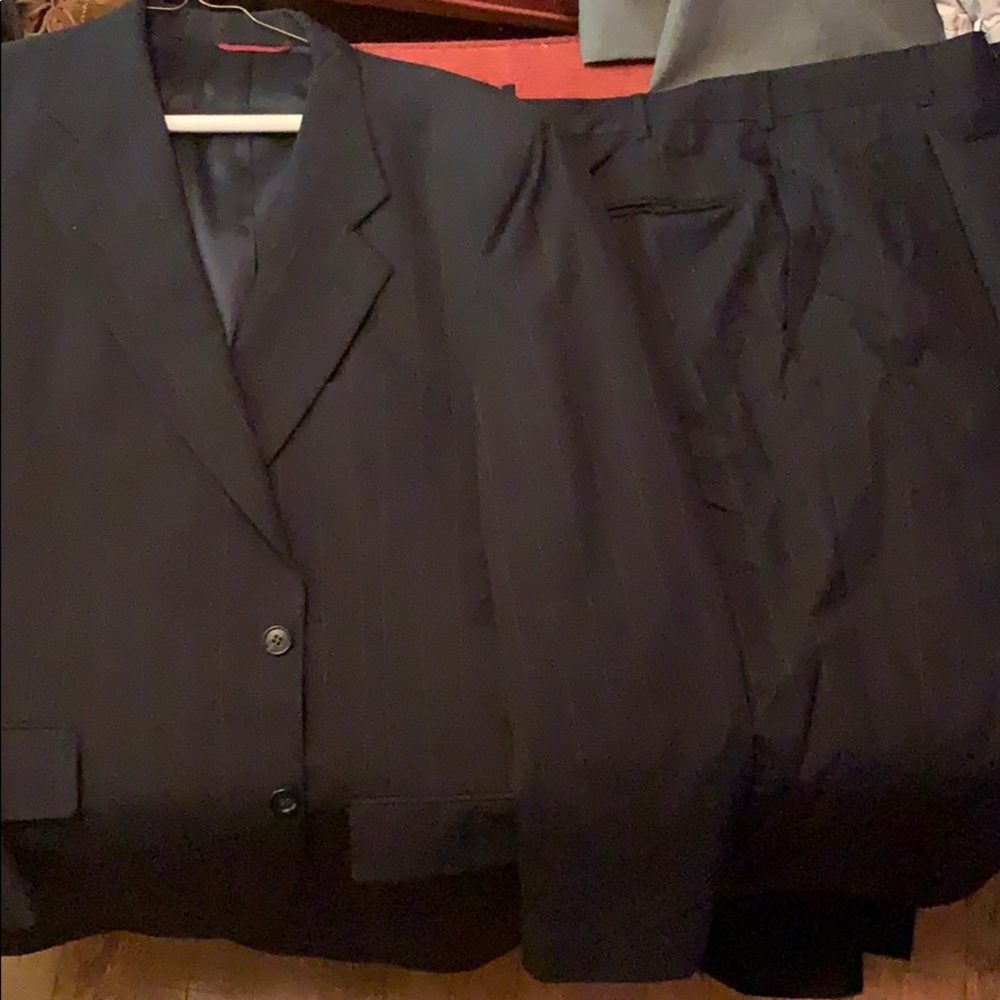 Jos. A Bank full suit 44L 36 waist charcoal gray